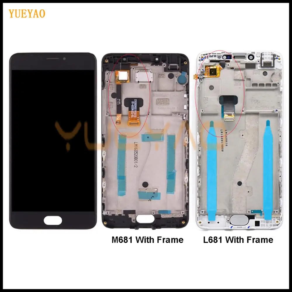 

L681 LCD For Meizu M3 Note LCD Display+Digitizer Touch Screen Replacement Cellphone For Meizu M3 Note M681H L681H LCD