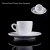 Nuova Point Профессиональный Соревновательный Уровень Esp Espresso Shot Glass Толщиной 9 мм Cafe Caffe Espresso Solo Кружка Кофейная Чашка Блюдце Наборы