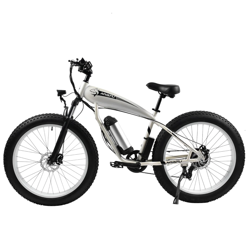 MYATUOff-road beach snowmobile 4.0 super wide tires electric mountain bike speed adult male and female students bicycle