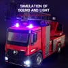 HUINA 561 1/14 RC Fire Sprinkler Aerial Ladder Truck 22 CH Model Engineering Car Spray Water Lighting Kids Toys Birthday Gifts 5