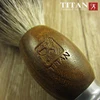Titan shaving hair barber brush badger beard kit brushes  natural wood handle silvertip  gift 5