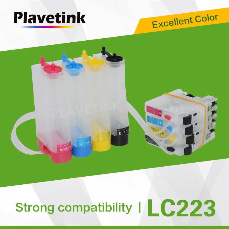 Система непрерывной подачи чернил Plavetink LC 223 картриджи Ciss lc223 для принтера Brother