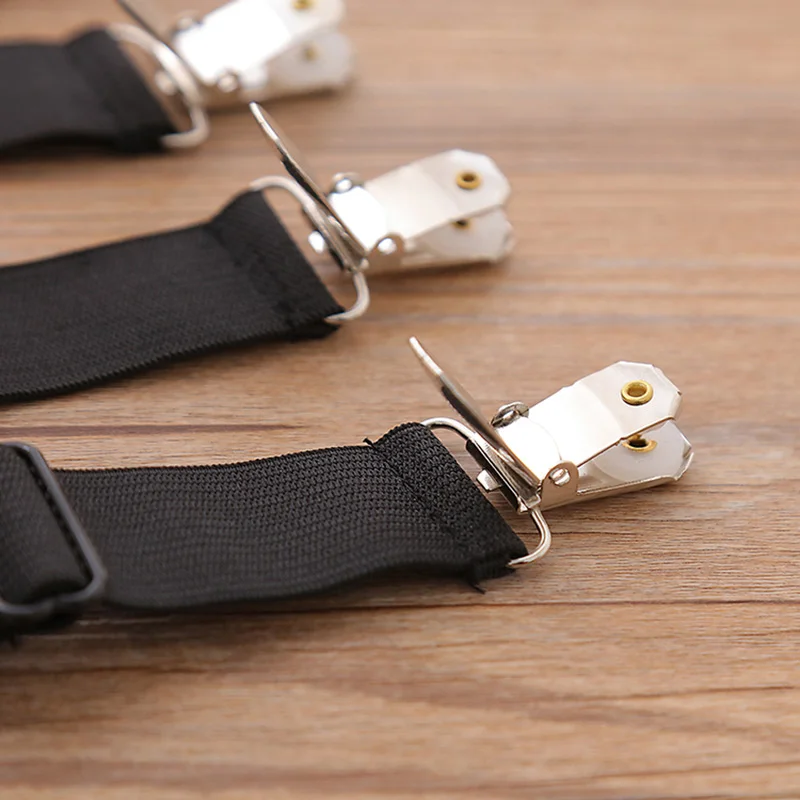 

4pcs Bed Sheet Suspenders Slipcover Fastener Bedding Helper For Tablecloth Curtain OCT998
