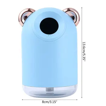 

Cartoon LED Night Lamp Aroma Essential Diffuser Air Humidifier Purifier 220ml M2EE