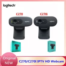 Оригинальная веб-камера Logitech C270/C270i/C310 HD Video 720P со встроенным микрофоном USB2.0, Компьютерная камера USB 2,0 для ПК, ноутбуков, видеозвонков Оригинальная веб-камера Logitech C270/C270i/C310 HD Video 720P со встроенным микрофоном USB2.0, Компьютерная камера USB 2,0 для ПК, ноутбуков, видеозвонков
