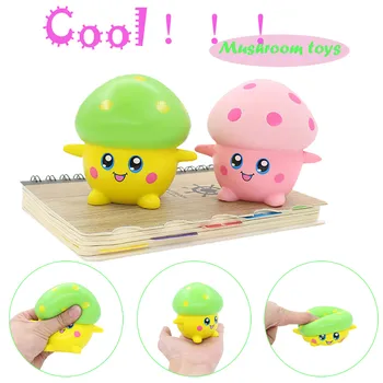 

Cartoon Mini Mushroom Squishies Doll Cute Slow Rising Toy Smooth Mushy Swamm Scented Squeeze Toys Kids Xmas Gift Dropshipping