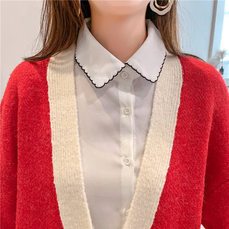 Зимний Корейский женский зимний Sueter Moda Sueter Cuello En V свитер для Женский вязаный свитер женская зимняя одежда