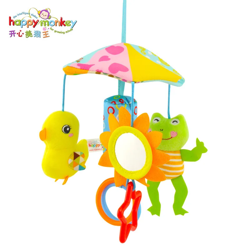 Happymonkey детские игрушки, животные подвесной зонт на колесиках