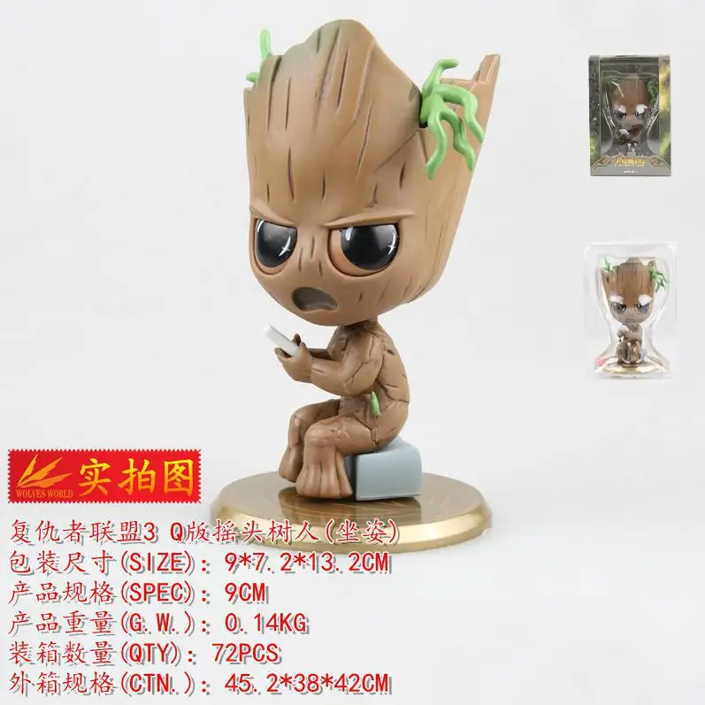 Волк Аниме Galaxy Guard Shuren Groot Superlog Ver Garage Kit Модель