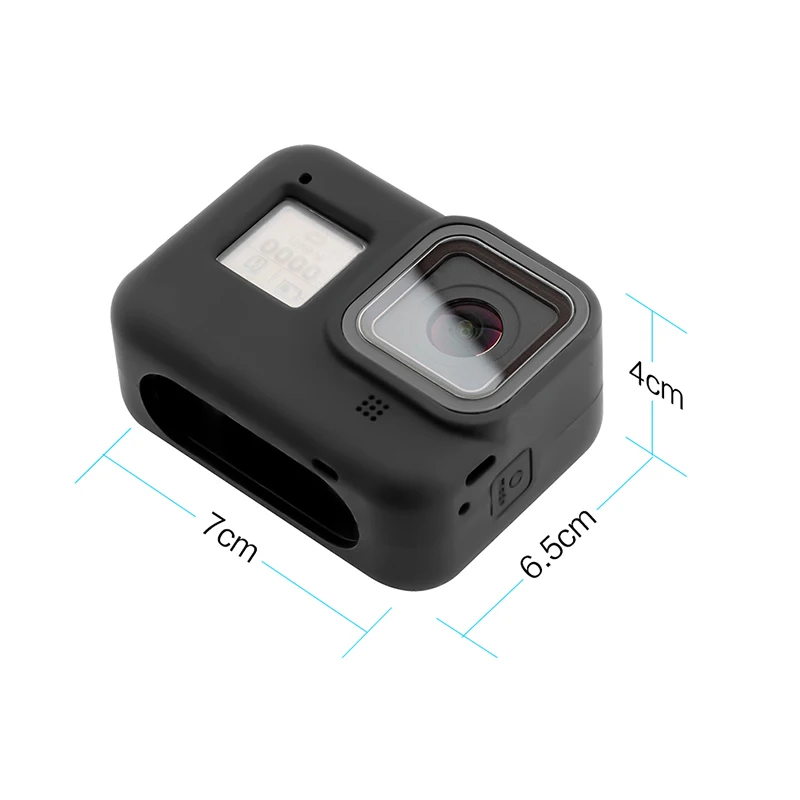 Силиконовый чехол для спортивной камеры Gopro Hero8 Black для камеры GoPro Hero 8 Black Hero водонепроницаемый силиконовый защитный чехол