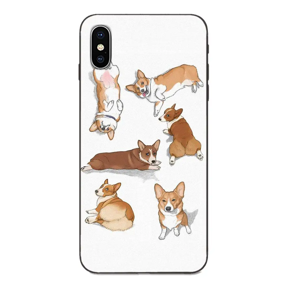 Попка корги для сна собаки Вельш Galaxy A3 A5 A6 A6s A7 A8 A9 A10 A20E A30 A40 A50 A60 A70 A80 A90 плюс