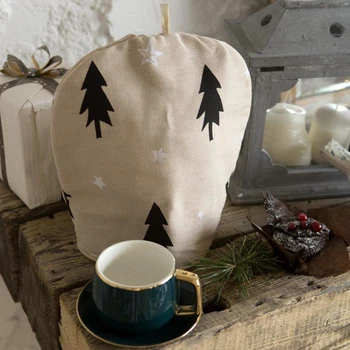 

Teapot-warmer "Doliana" Christmas mood 28x28cm, 100% chl, matting 164 g / m2 4980245