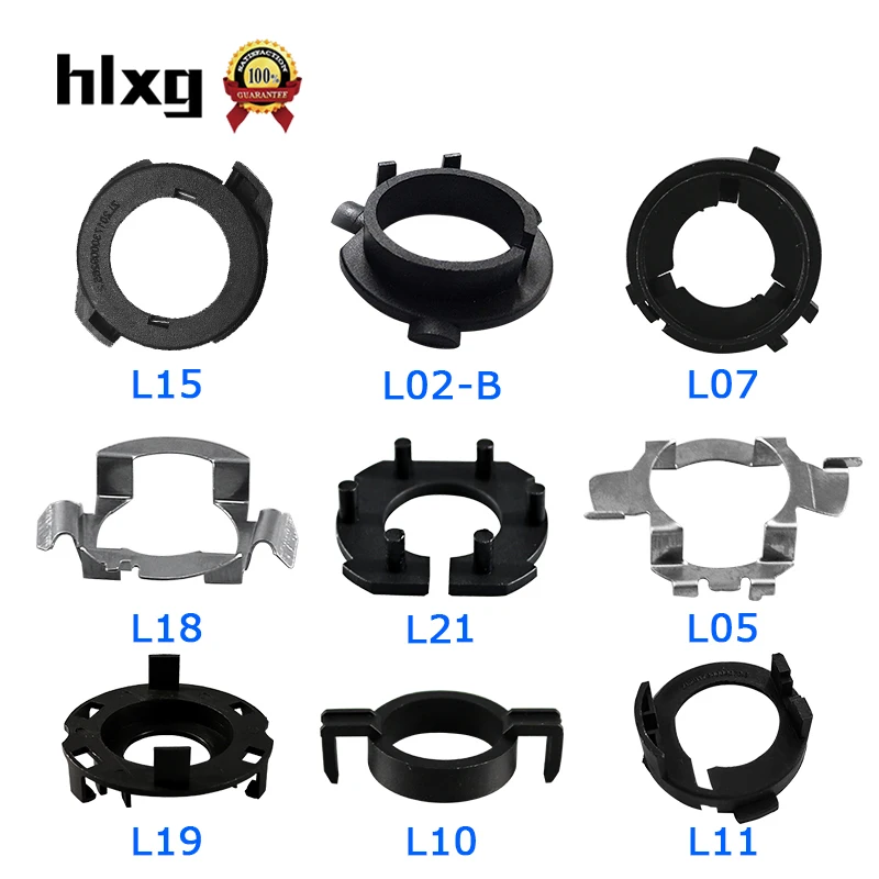 H7 LED Bulbs Adapters Car LED Headlight Holder Socket Base Clip Retainer for KIA/Hyundai/VW/passat/Golf/BMW 2PCS