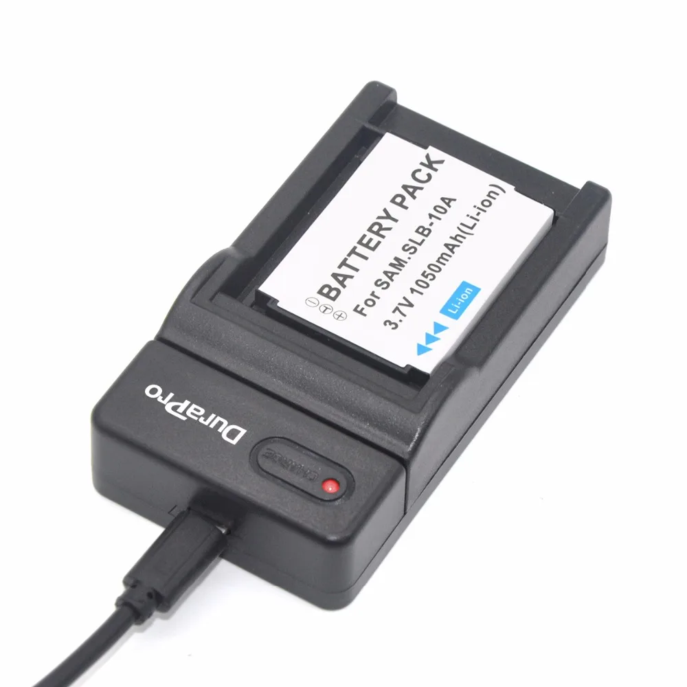 1 шт. SLB-10A SLB 10A SLB10A 3 7 V 1050mAH литий-ионный аккумулятор + USB зарядное устройство для