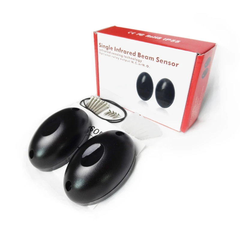 KINJOIN Newest Waterproof Active Photoelectric Single Beam Infrared Sensor Barrier Detector for Gate Door Window | Безопасность и
