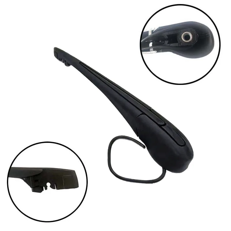 Wiper 14" Rear Wiper Blade & Arm Set Kit For Citroen C8 2002-2010 2003 2004 2005 2006 07 08 09 Windshield Windscreen Rear Window 2
