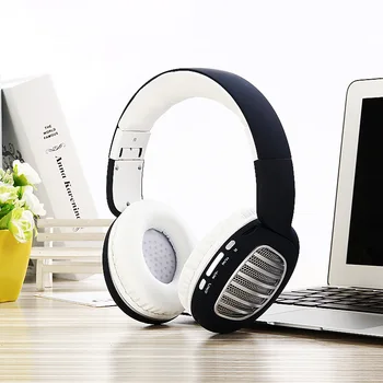 

Hot head wireless Bluetooth headset foldable mobile phone computer universal with mic headset supports TF card FM radio