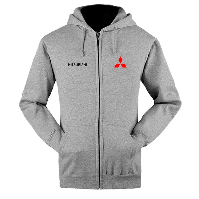 Толстовки на молнии с логотипом Mitsubishi, пальто на заказ, 4S-магазин, куртка с капюшоном на молнии - Цвет: 2
