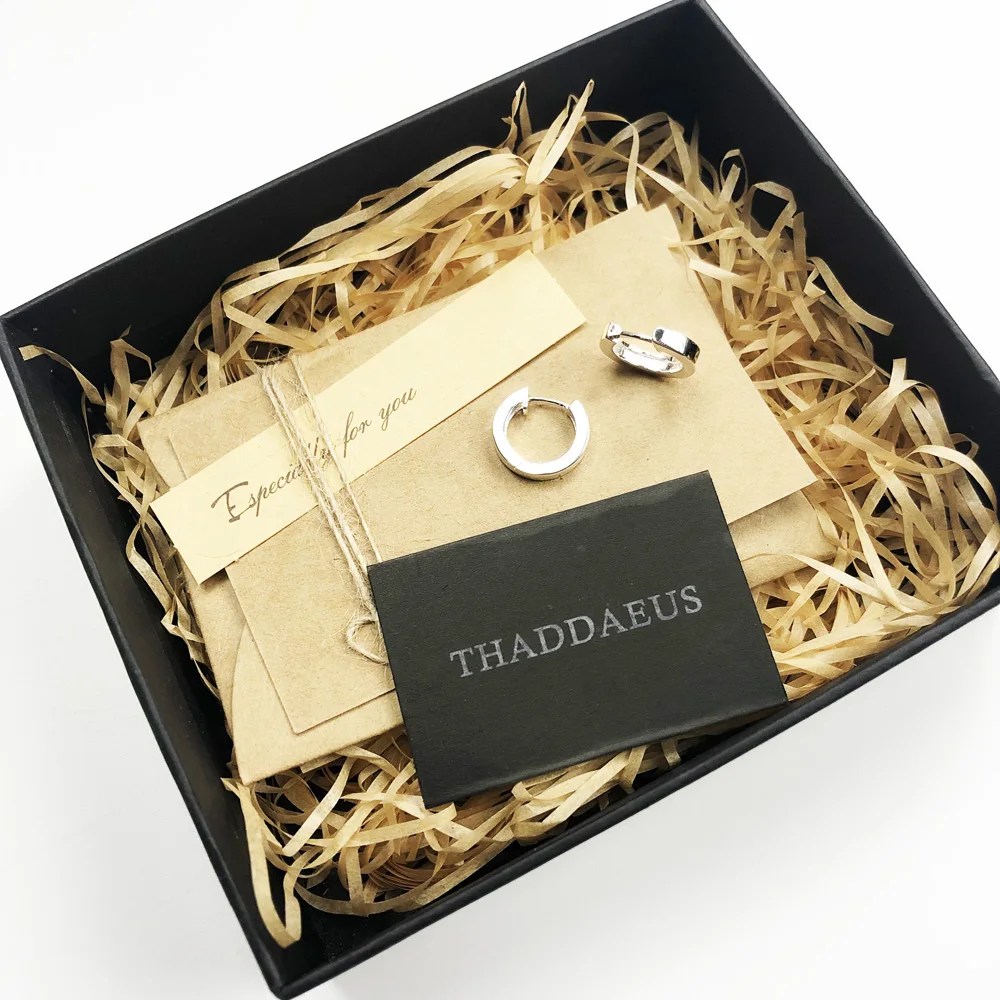 Висячие серьги-кольца креольские классические, стиль Томас Гламур Мода мода хорошее украшение для женщин, Ts подарок в 925 пробы серебро
