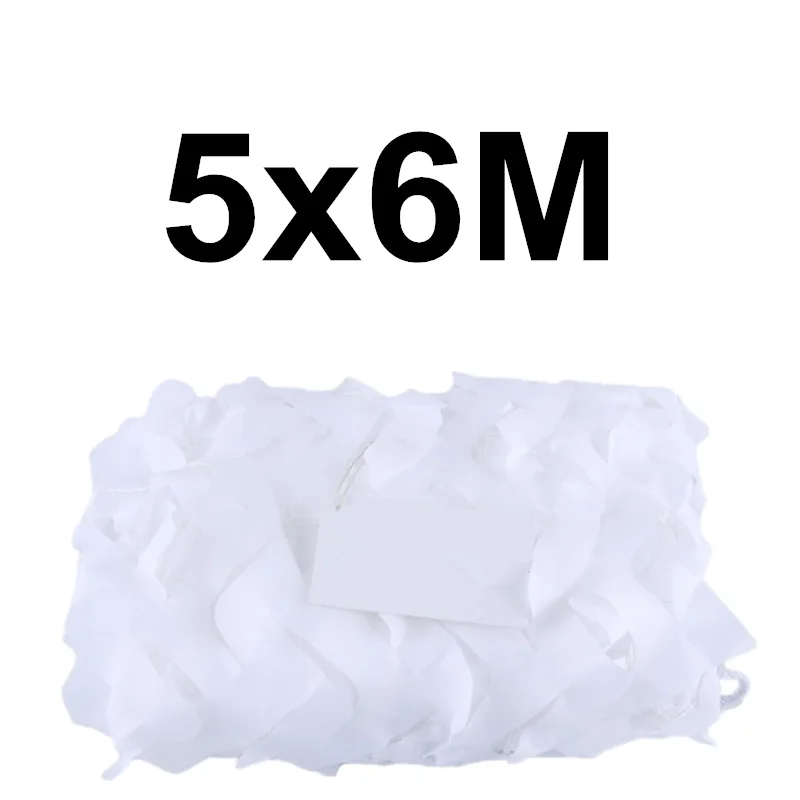 5x6M WELEAD Белый усиленный камуфляжная сетка в стиле милитари для сада тенты Пергола большие Размеры 3x7 м 5x5 м 4x6 м, 4x8 м 4x9M 3x8M 3x9 - Цвет: 5x6M