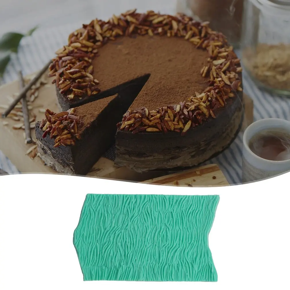 194604 Pet моделирование собачья шерсть сухой бас помадка силиконовая форма для торта для выпечки Diy текстура шерсти животных глиняный инструмент