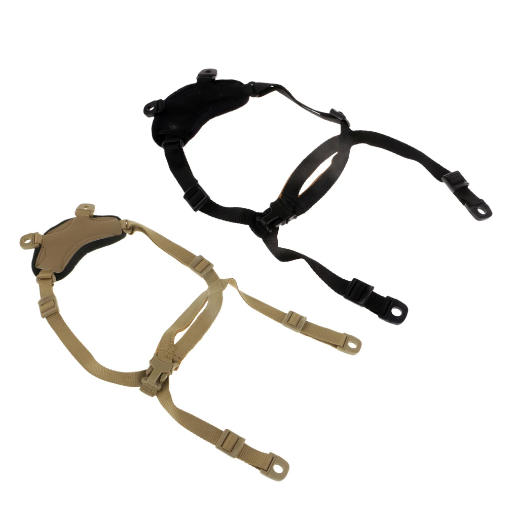 Lovoski Foam Nylon Helmet Chin Strap w/ Screws for Fast/MICH/ACH/IBH Helmet