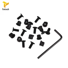 TOtrait, 20 шт./лот, металлические винты и гайки, Сменный Набор, подходит M-LOK, рельсовые секции для охоты, Keymod, рельсовые секции, аксессуары