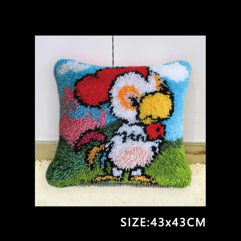 BZ094 Klink Haak Kleed Bloemen Сделай Сам мультфильм Животные защелка набор крестиком подушки Foamiran для цветочной вышивки подарок - Цвет: BZ094