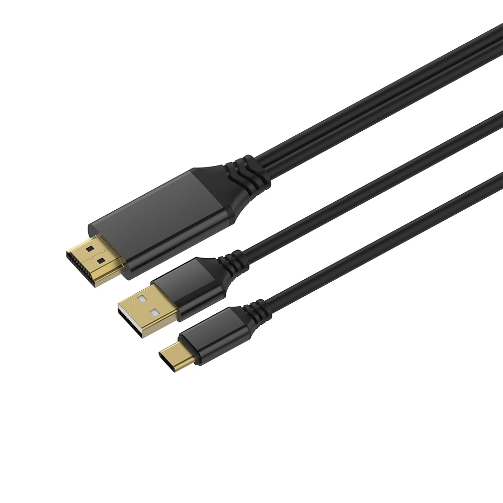 USB-C к мультимедийному интерфейсу высокой четкости кабель, шнур адаптера 5V2A 4K 60 hz преобразователь