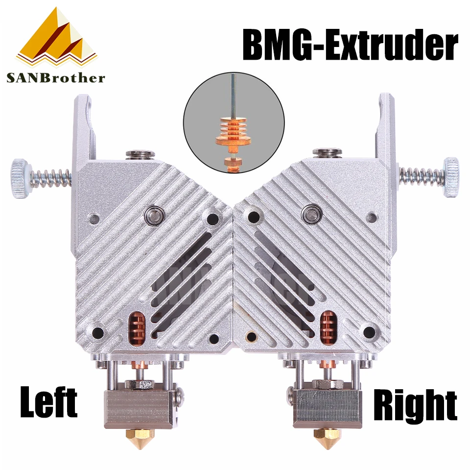 

All Metal BMG Extruder Hotend For Ender 3 CR10 Prusa I3 MK3S Alfawise Bmg Extruder High Tempreture printer head adapter