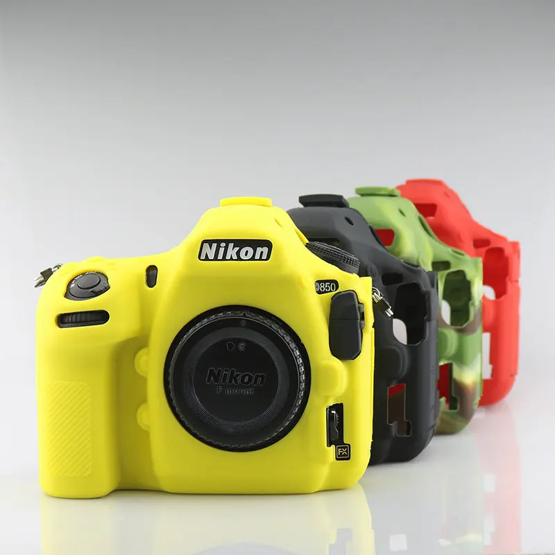 Красивая мягкая силиконовая резиновая сумка для камеры Canon EOS RP Nikon Z7 Z6 D3400 D3500 D5300