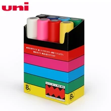 UNI POSCA PC-17K 8 цветов 15,0 мм маркер поп-ручка плакат на водной основе рекламная ручка граффити ручка