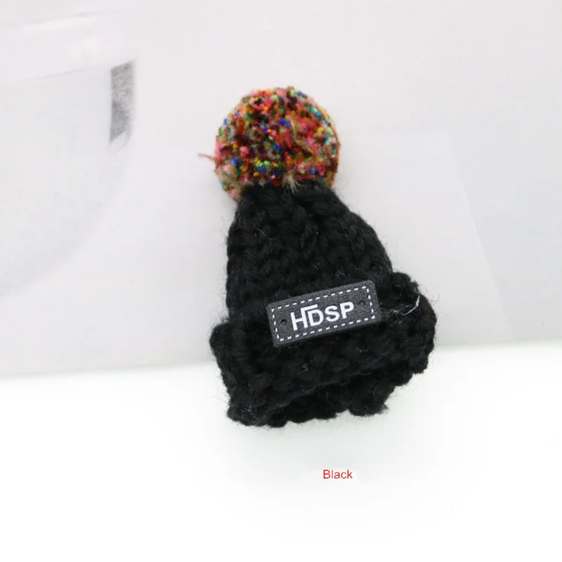 5 шт./упак. цветные шерстяные шары шляпа DIY декоративное Кукольное поставки чехол для телефона швейное изделие для сумки искусство материалы для рукоделия Рождественская шляпа орнамент