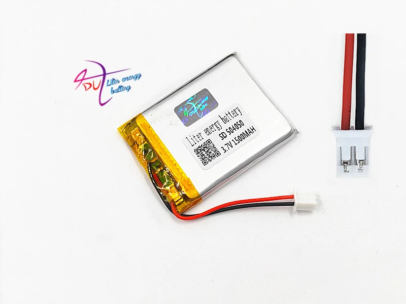 5 шт. 504050 JST 2,0 мм 3,7 в 1500 мАч литиево-полимерный lipo аккумуляторная батарея для DVD, Pad Мобильный планшет Дополнительный внешний аккумулятор камеры