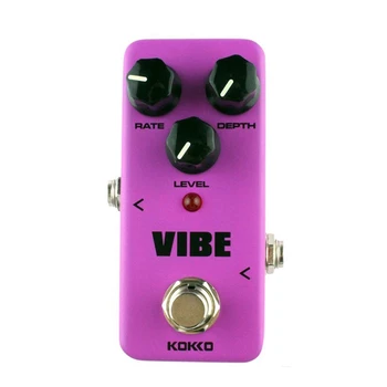

KOKKO Guitar Mini Effects Pedal Vibe - Analog Rotary Speaker Effect Sound Processor Portable Accessory for Guitar and Bass - FUV