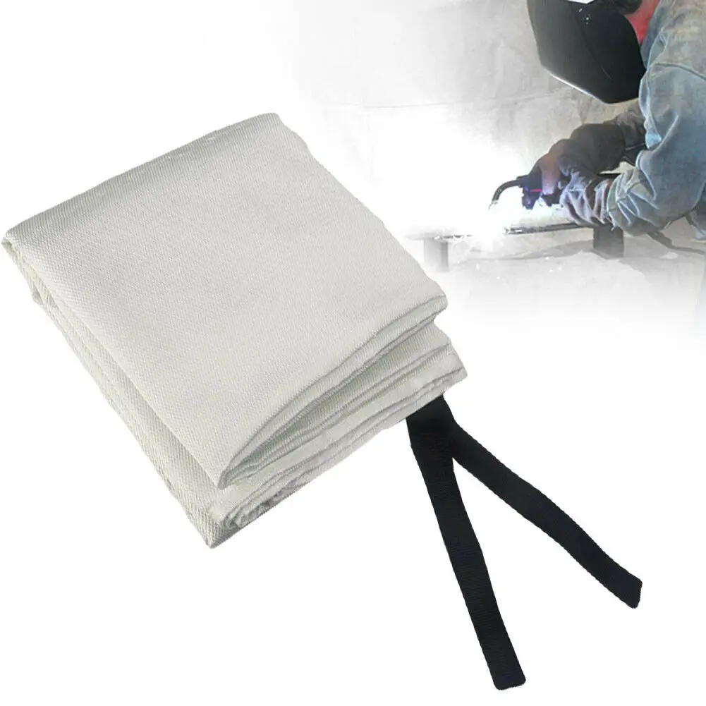 

Welding Blanket Fire Flame Retardent Fiberglass Shield 1.2*1.8 Meter Practicl