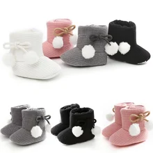 Bottes pour bébé fille et garçon de 0 à 18 mois, chaussures chaudes, solides, à la mode, pour les premiers pas des tout petits, automne et hiver 