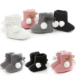 Bottes pour bébé fille et garçon de 0 à 18 mois, chaussures chaudes, solides, à la mode, pour les premiers pas des tout petits, automne et hiver 