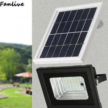 

10pcs 40W LED Solar Powered Wall Light Waterproof Floodlight With Remote Control For Garden Lighting Energy Saving