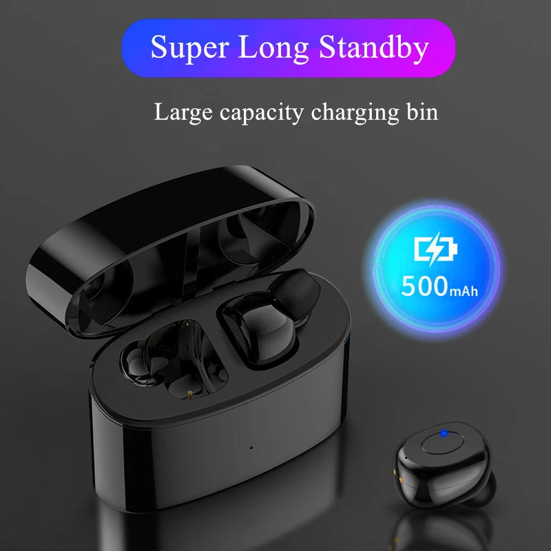 Bovitar TWS Earbuds Wireless Bluetooth Earphones Stereo Headset Bluetooth Earphone With Mic and Charging Box For Smart Phone