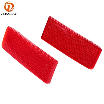 

POSSBAY Car Tail Rear Bumper Reflector Lamp for VW Touareg (Typ 7P) 2011 2012 2013 2014 Pre-facelift Brake Stop Warning Light