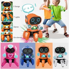 Интеллектуальный индукционный робот DIY, собранный Электрический робот, детские развивающие игрушки для мальчиков и девочек, рождественский подарок