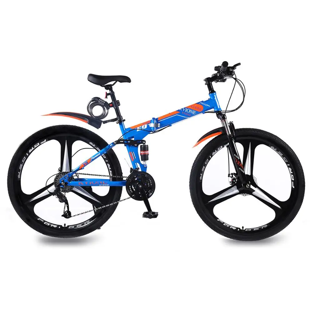 Excellent KVIONE E9 Mountain Bike 29 Inches 27 Speed for Men Women MTB Road Bicycle with High-carbon Steel Folding Bike Boys Bike 0 Excellent KVIONE E9 Mountain Bike 29 Inches 27 Speed for Men Women MTB Road Bicycle with High-carbon Steel Folding Bike Boys Bike 0