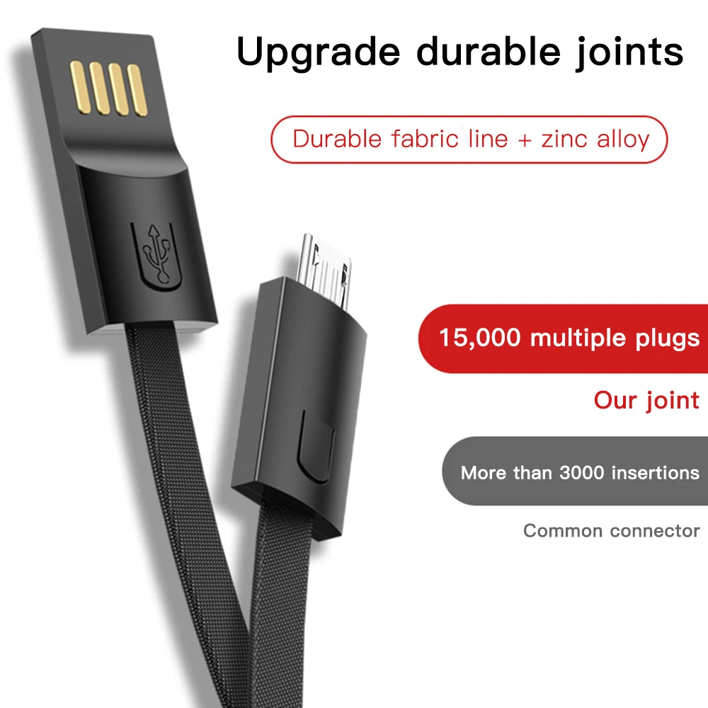 0,2 М Micro USB кабель для зарядного устройства для Samsung Galaxy S8 S9 Plus Note 8 9 для huawei P20 P30 Lite телефон синхронизации данных зарядный кабель