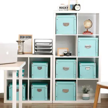 

Foldable Storage LegalBox Deedbox Collapsible Container With Lids For File Letter Clothes Paperwork Snacks Toys Books