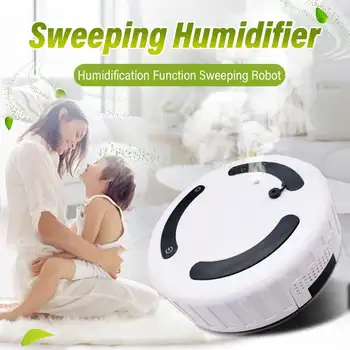 

1000Pa Robot Vacuum Cleaner Multifunctional Smart Floor Sweeper , 3-In-1 Auto Rechargeable Dry Wet Sweeping Cleaner for Home