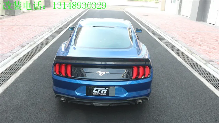 Подходит для Ford Mustang LB углеродного волокна спойлер крыло хвост