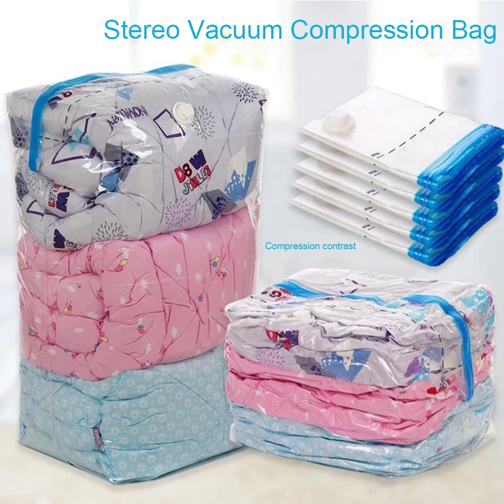 Vacuum Storage Bag Space Saving Anti Pest Clothes Quilts Organizer X9X9 