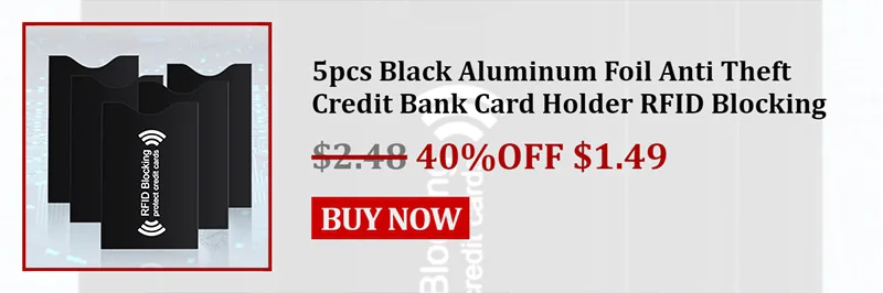 10Pcs/Lot Anti Theft Bank Credit Card Protector NFC RFID Blocking Cardholder Wallet Cover Aluminium Foil ID Business Card Case 10Pcs/Lot Anti Theft Bank Credit Card Protector NFC RFID Blocking Cardholder Wallet Cover Aluminium Foil ID Business Card Case