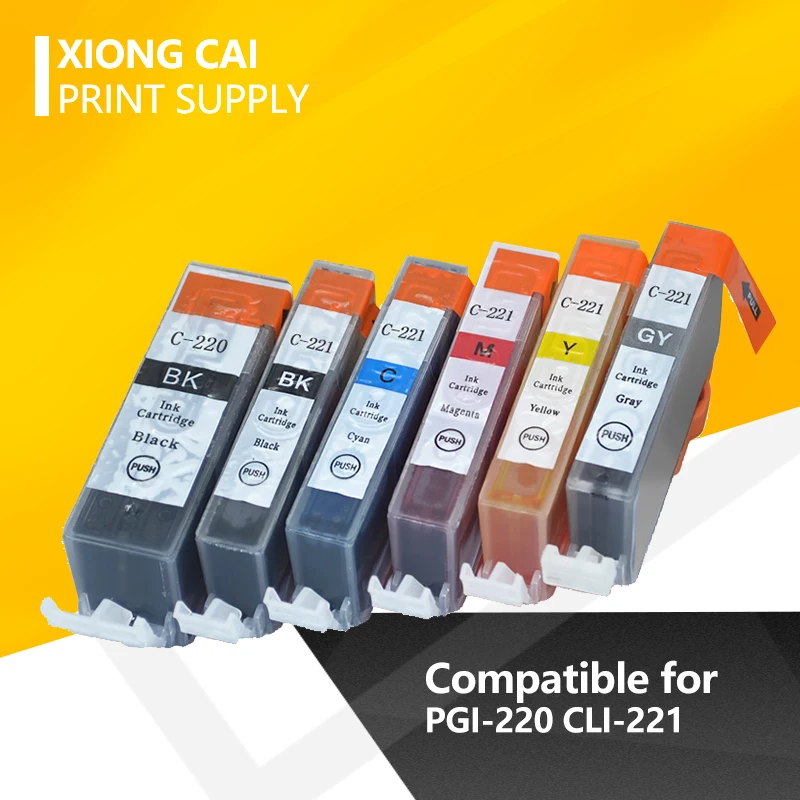 Compatible for Canon PGI-220 CLI-221Compatible Ink Cartridge PGI220 MP540 MP545 MP558 MP560 MP568 MP620 MP638 MX870 | Компьютеры и